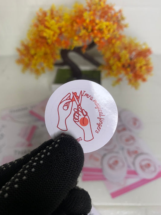 1.5 Inch Round Logo Sticker Cut