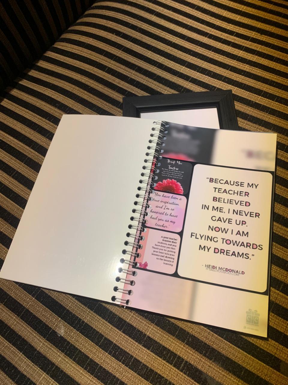 5x8 Inch Mini Photo Wire Binding Album (Single Side Print)