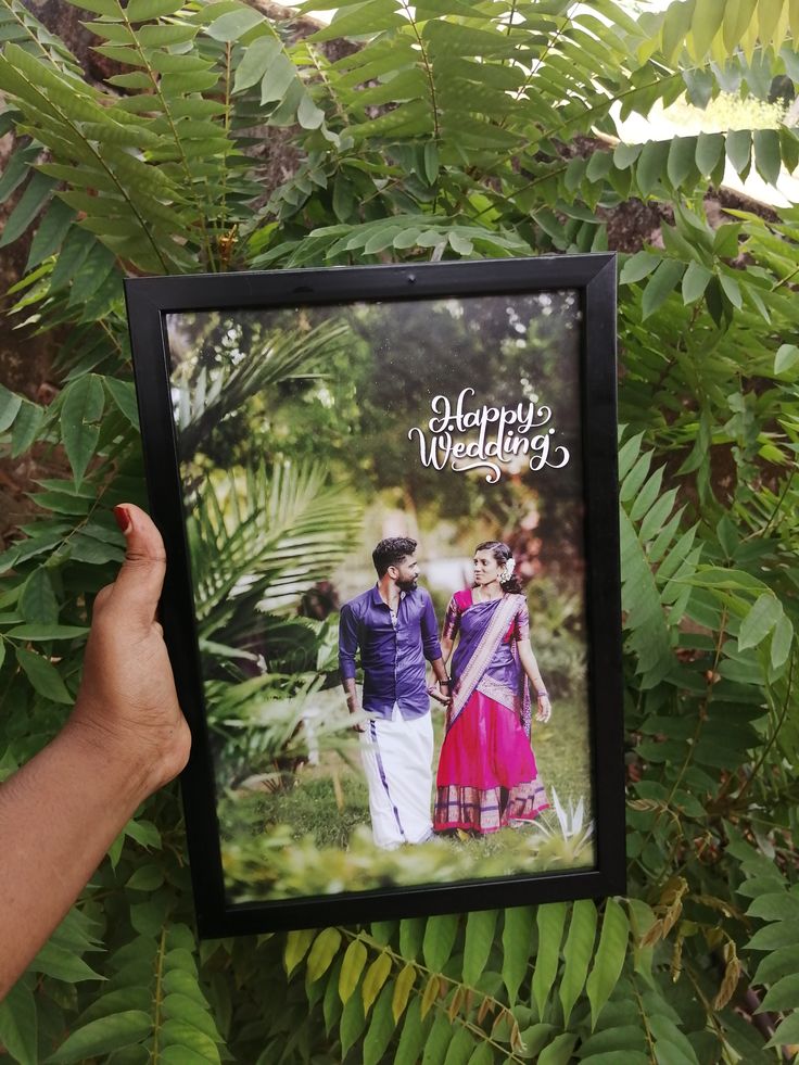 Customized Glass Photo Frame