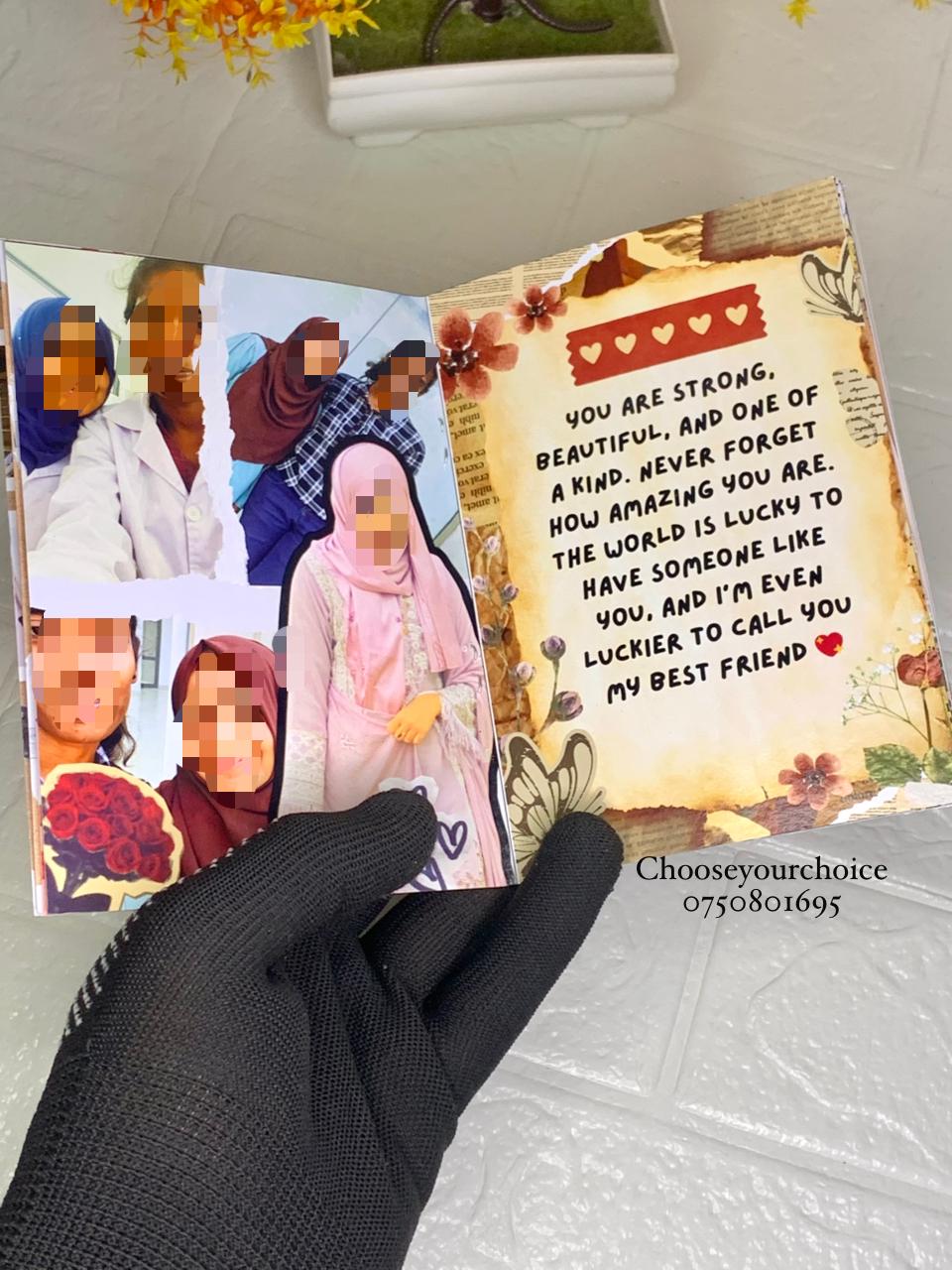 Customized A6 Mini Photo Magazine