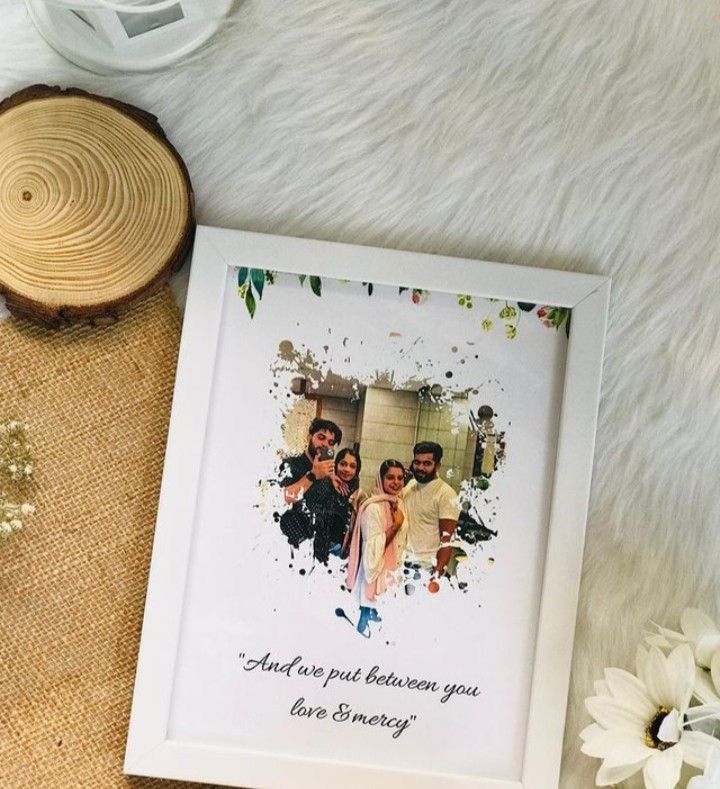 Customized Glass Photo Frame