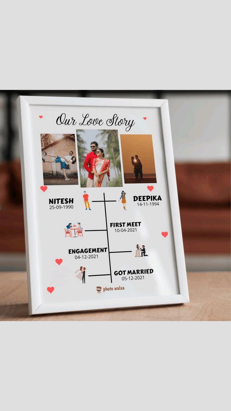 Customized Glass Photo Frame