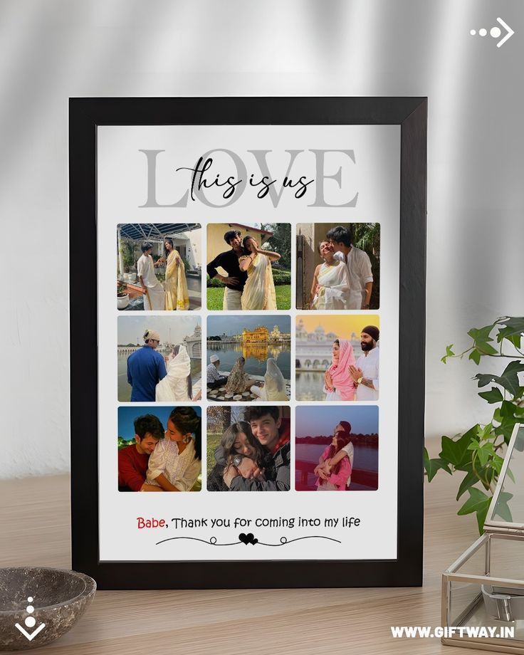 Customized Glass Photo Frame