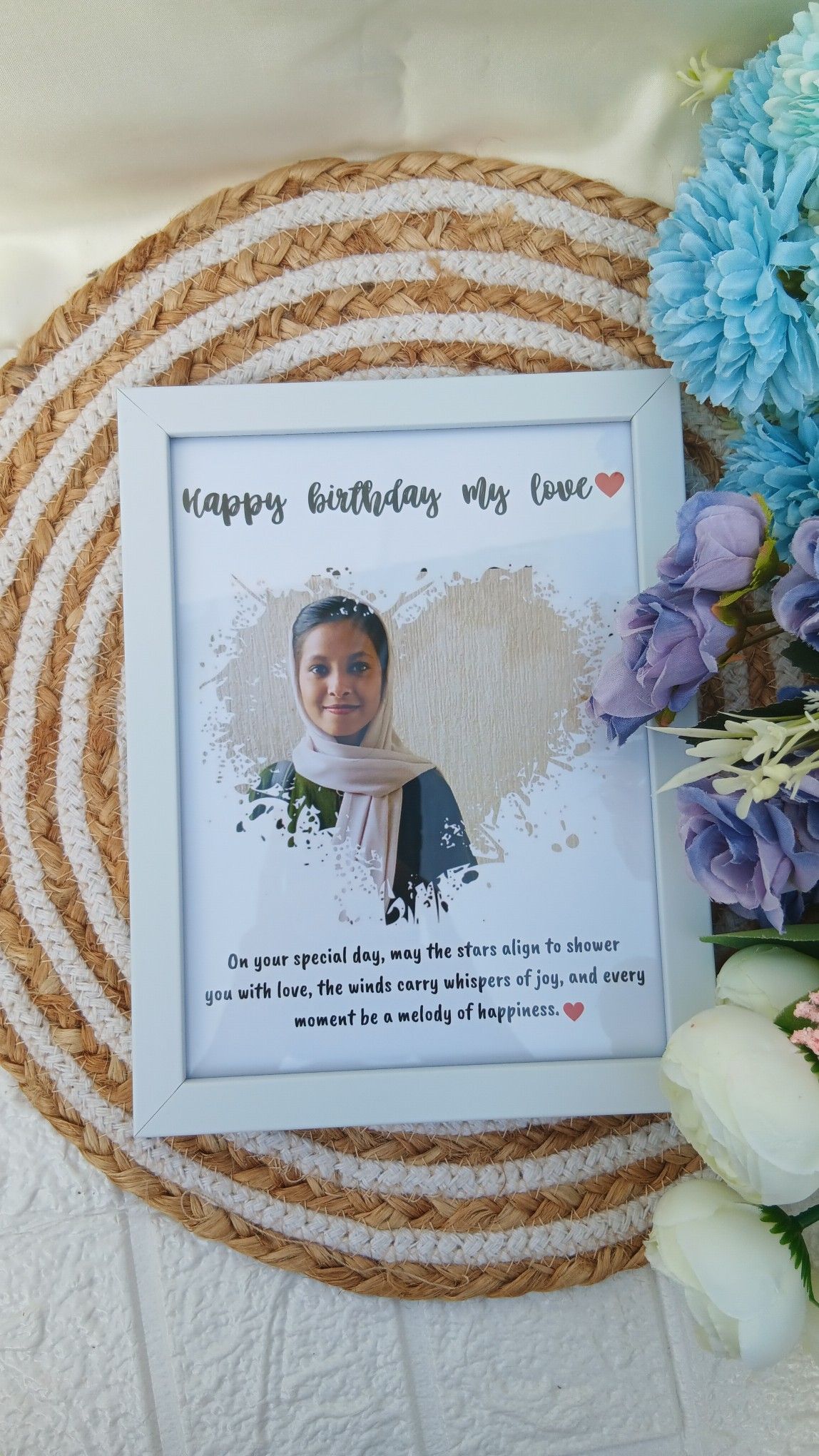 Customized Glass Photo Frame