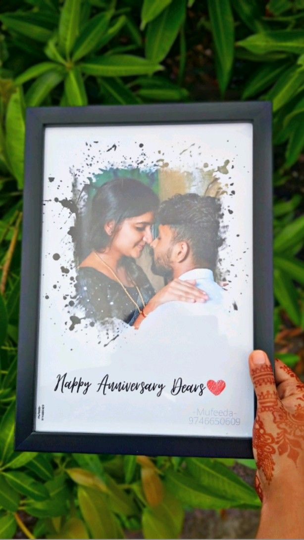 Customized Glass Photo Frame