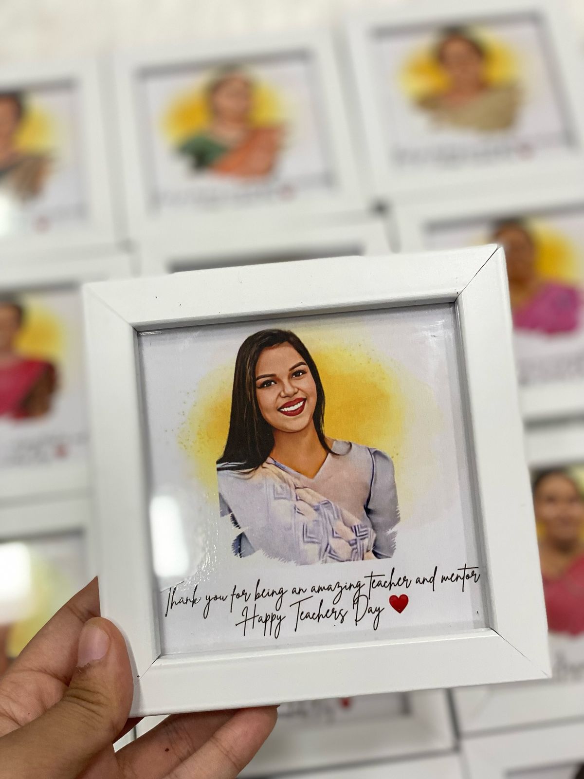 Customized Glass Photo Frame