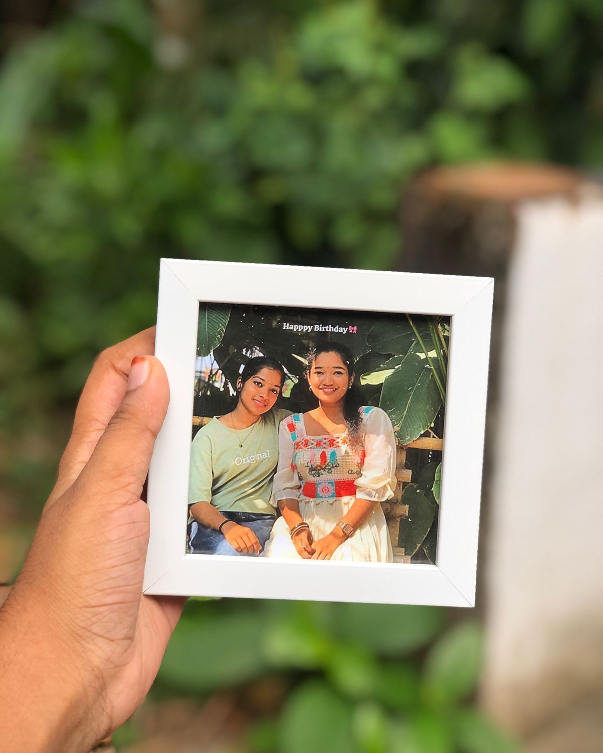 Customized Glass Photo Frame