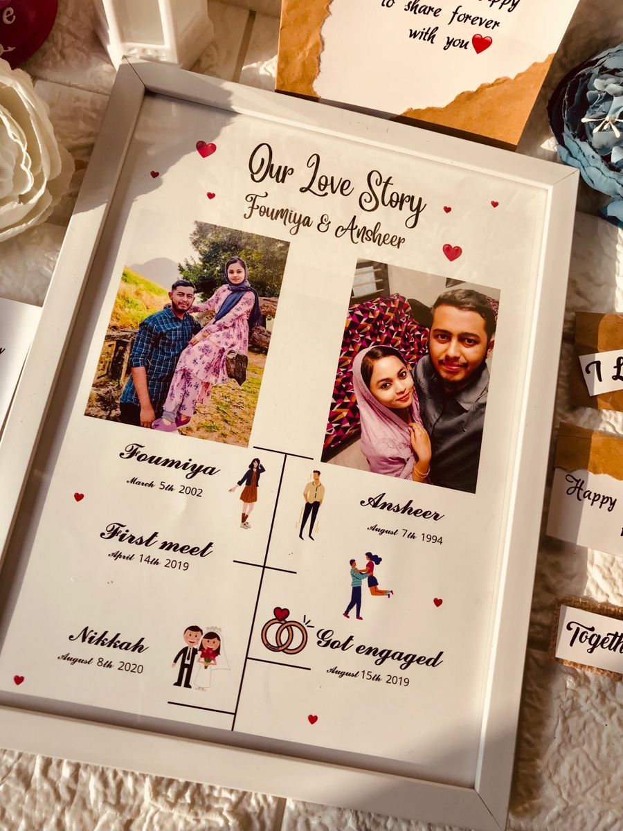 Customized Glass Photo Frame
