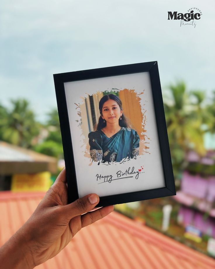 Customized Glass Photo Frame