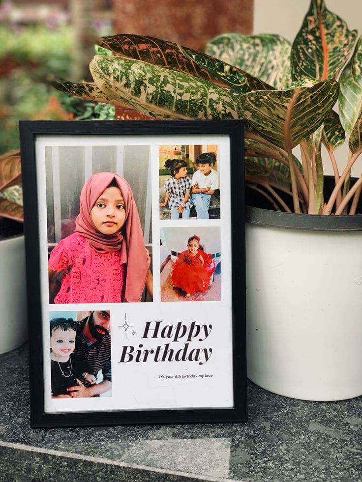 Customized Glass Photo Frame