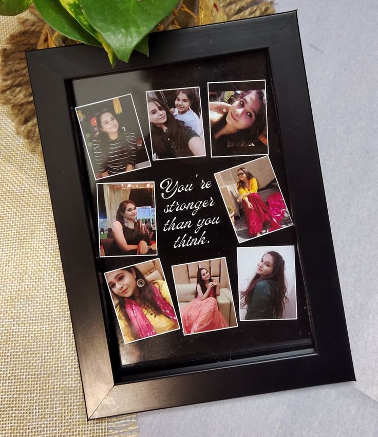 Customized Glass Photo Frame