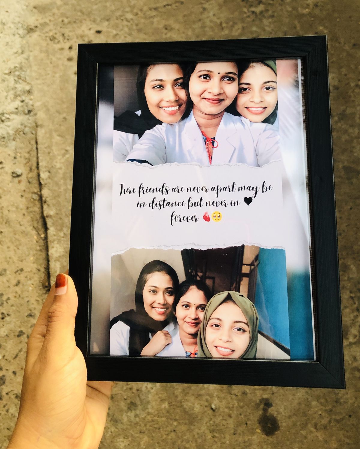 Customized Glass Photo Frame