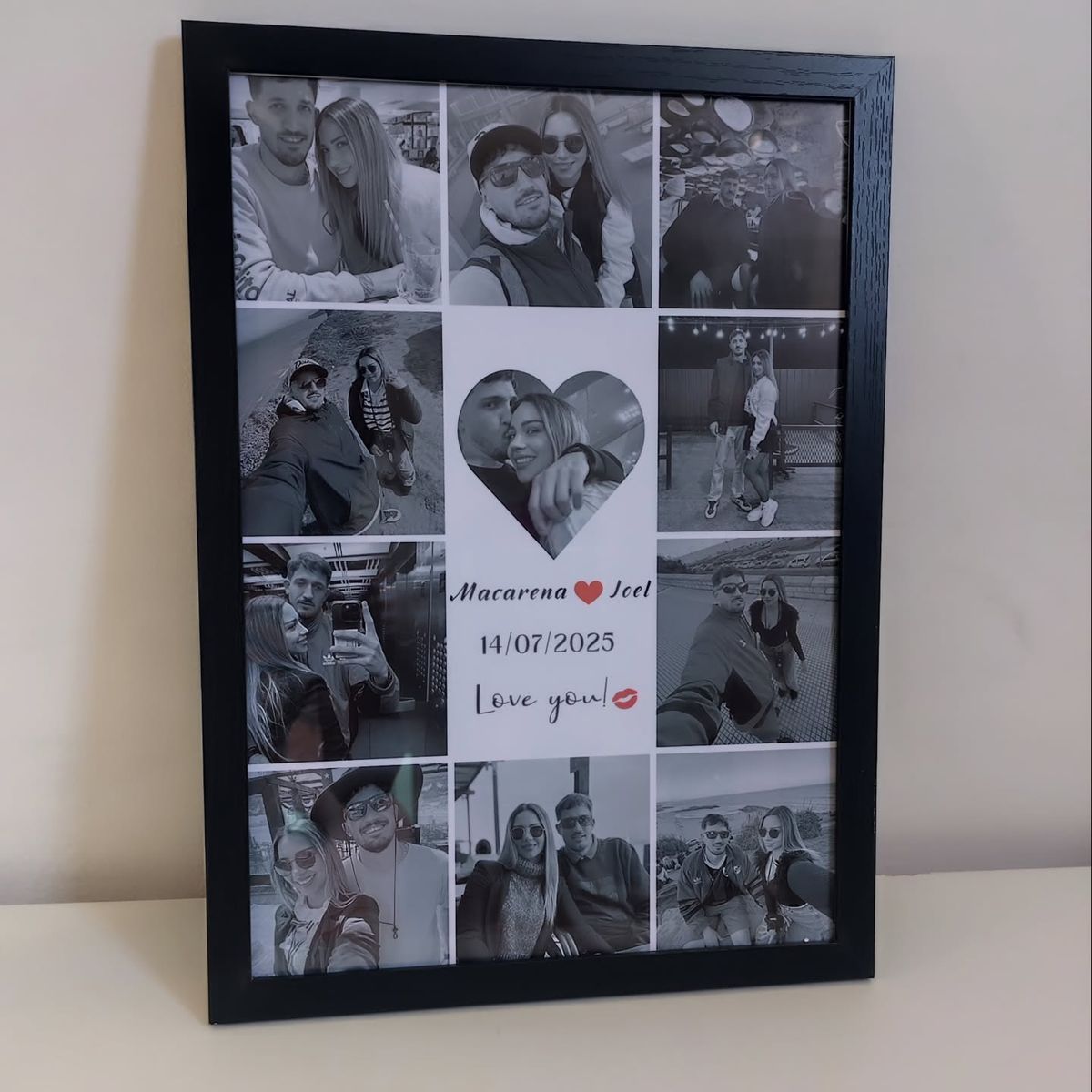 Customized Glass Photo Frame