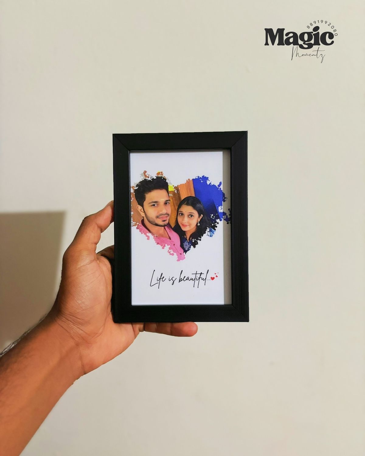 Customized Glass Photo Frame