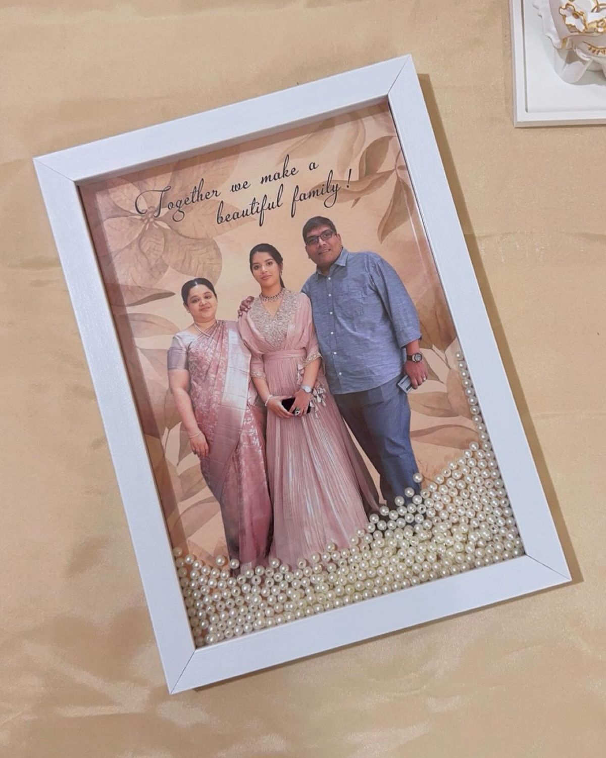 Pearl Shadow glass photo Frame